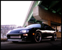 Black Supra under the Bridge